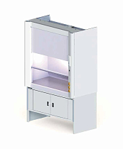 Fume cupboard with PP interior | Fume hood LLC - MPP