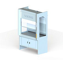 Fume cupboard with side windows | fume hood LLC W