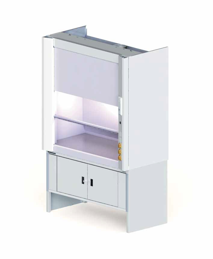 Fume cupboard LLC - MPP Compact with PP interior