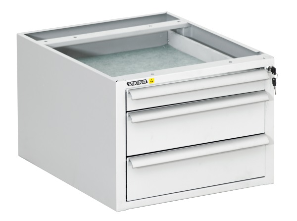 Heavy-duty steel drawer unit
