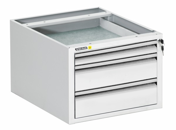 Heavy-duty steel drawer unit