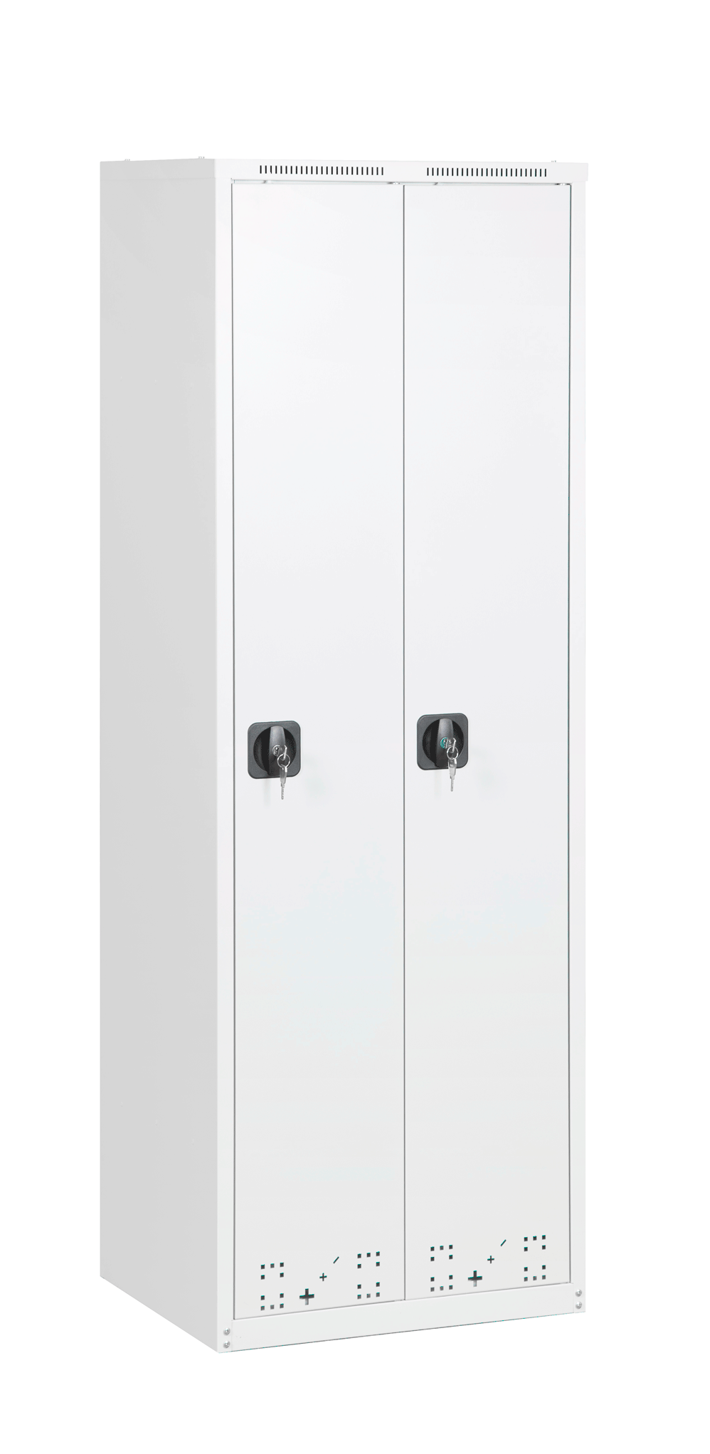 ESD 2 tier locker anti-static 2-section locker